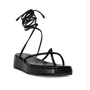 Smash Shoes women’s Naz Flatform platform Strappy toe ring platform Sandals 14